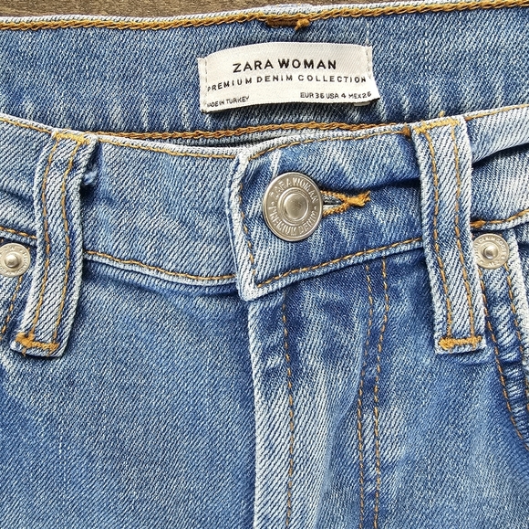 ZARA Premium Denim Collection Jeans sz 4 - Picture 2 of 11